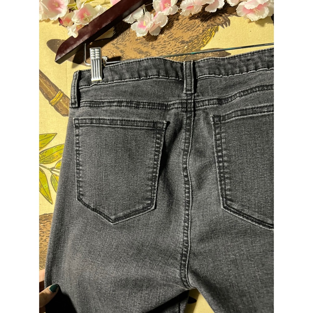 Miss Me Skinny Jeans Womens 28 Black Good Floral Embroidered Sequin Denim - Picture 6 of 6